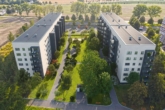 Visualisierung Gebäudeansicht - EXKLUSIVES WOHNEN // 4-Raum-Wohnung mit Balkon im energieeffizienten Erstbezug in Kitzscher