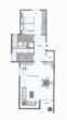 Grundriss WE 13 - KAPITALANLAGE IM AUFSTREBENDEN WIEDERITZSCH // Ihre neue ETW mit 2 Zimmern, Balkon und TG-Stellplatz