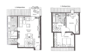 Grundrisse - SONNIGE AUSSICHTEN // Lichtdurchflutete Maisonette-Wohnung mit Stil // ab sofort bezugsfrei